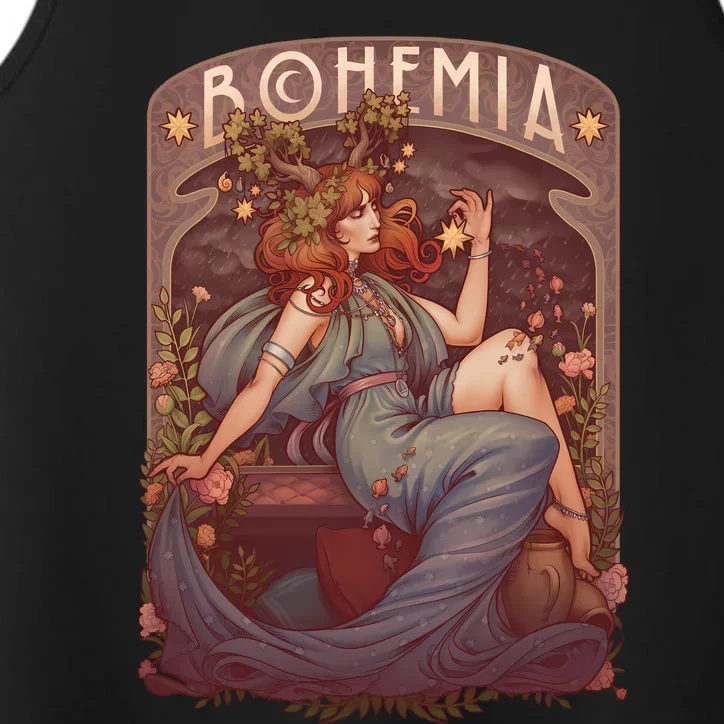 Art Nouveau Bohemia Performance Tank