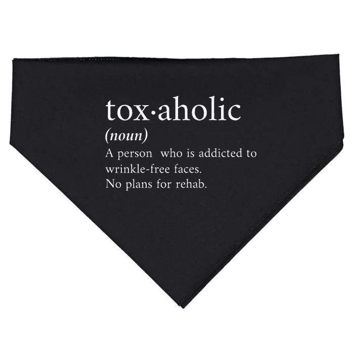 Aesthetic Nurse Botox RN The Definition of Toxaholic USA-Made Doggie Bandana