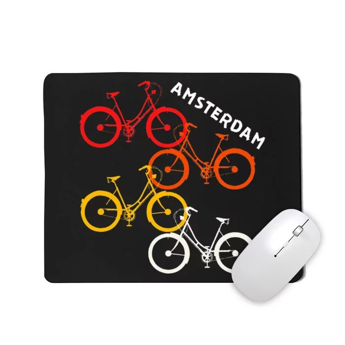 Amsterdam Netherlands Bike Bicycle Souvenir Mousepad