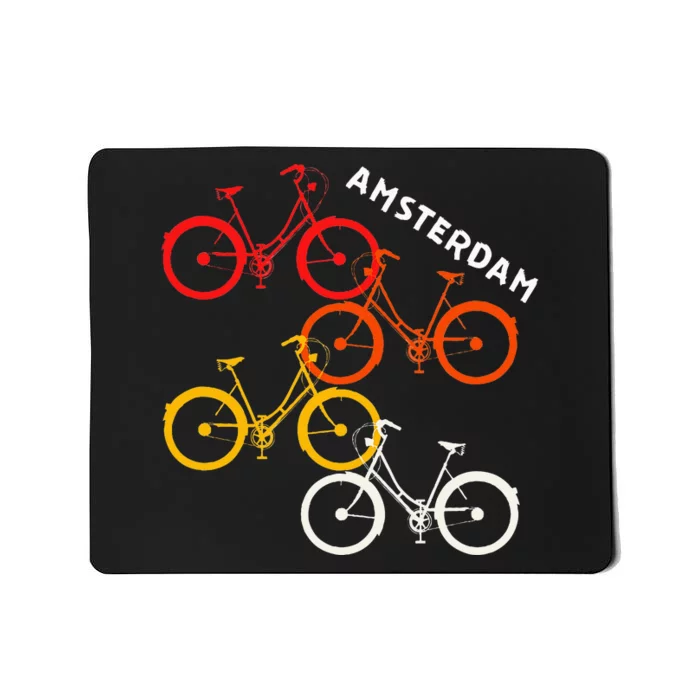 Amsterdam Netherlands Bike Bicycle Souvenir Mousepad