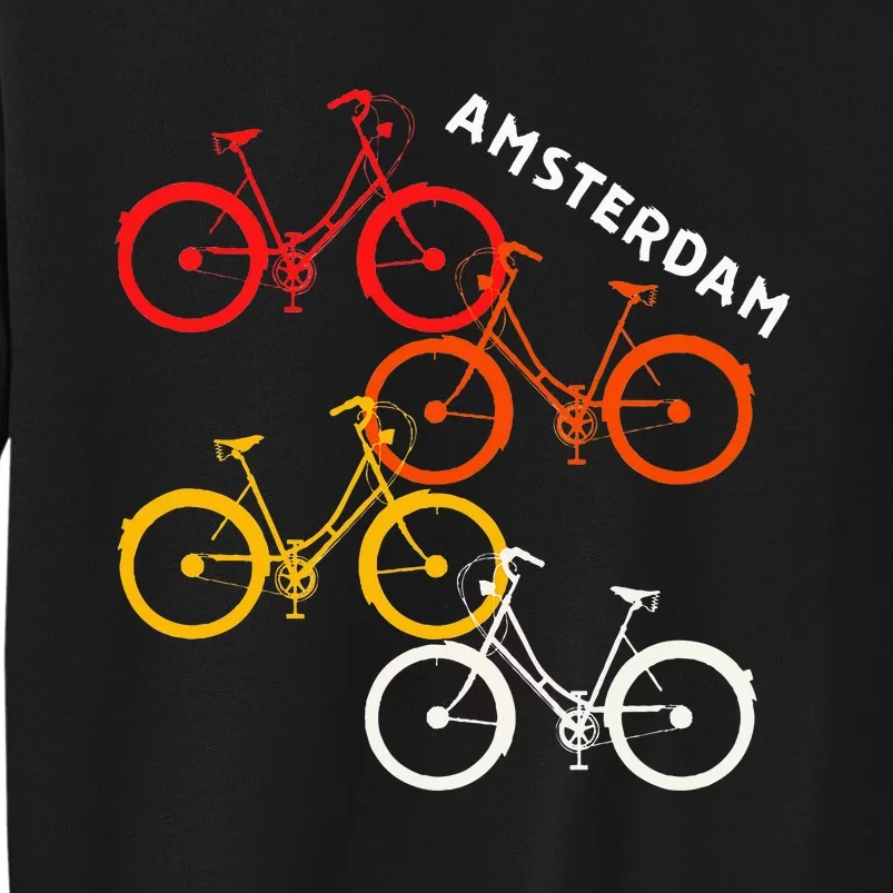 Amsterdam Netherlands Bike Bicycle Souvenir Tall Sweatshirt