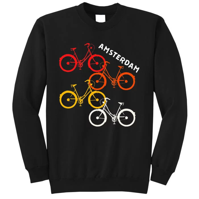 Amsterdam Netherlands Bike Bicycle Souvenir Tall Sweatshirt