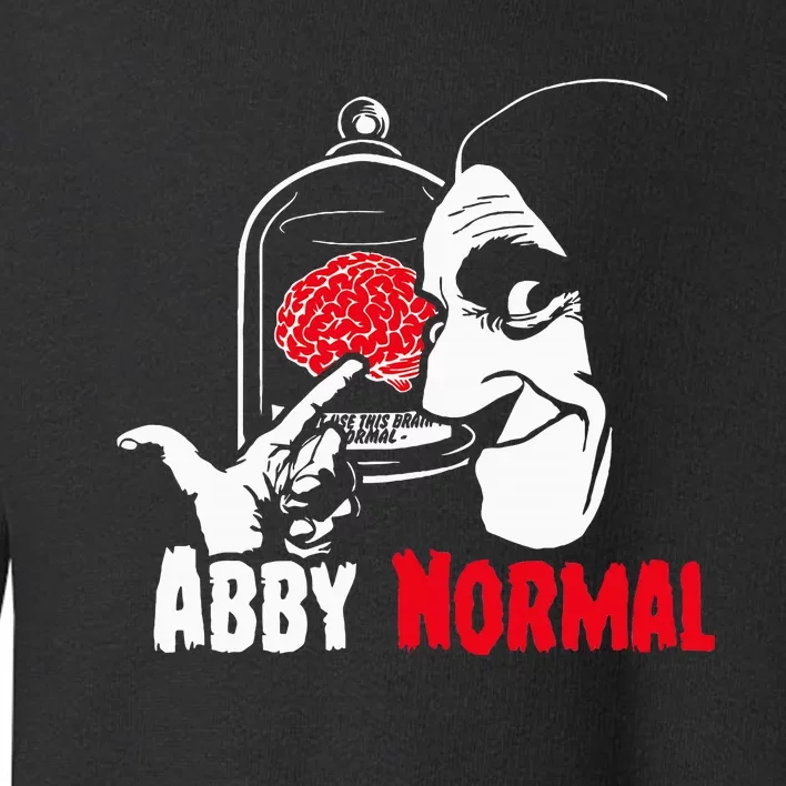 Abby Normal Brain Abnormal Christmas Costume Toddler Sweatshirt