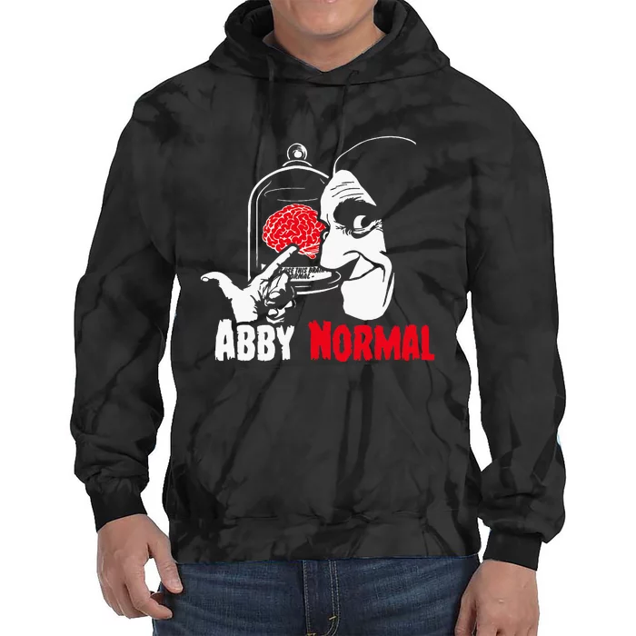 Abby Normal Brain Abnormal Christmas Costume Tie Dye Hoodie