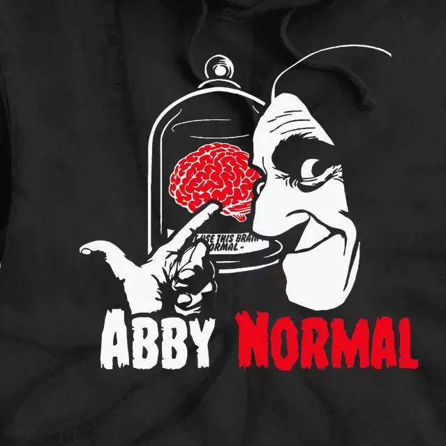 Abby Normal Brain Abnormal Christmas Costume Tie Dye Hoodie