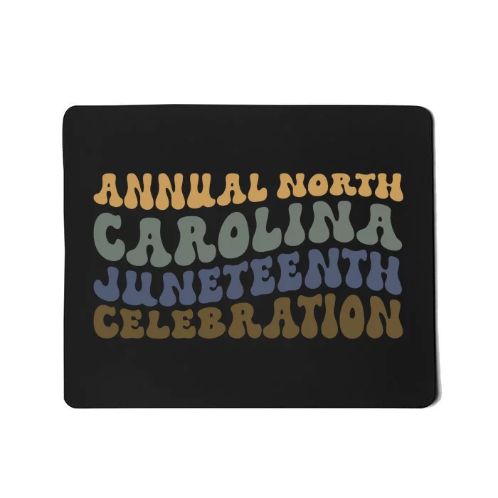 Annual North Carolina Juneteenth Celebration Retro Art Mousepad