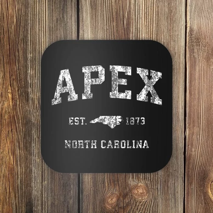 Apex North Carolina Nc Vintage Athletic Coaster