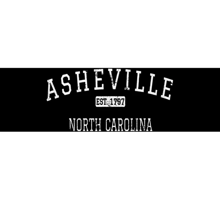 Asheville North Carolina NC Vintage Bumper Sticker