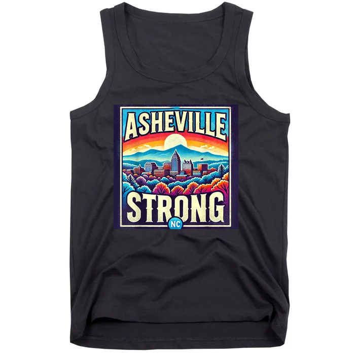 Asheville North Carolina Asheville Strong Gift Tank Top