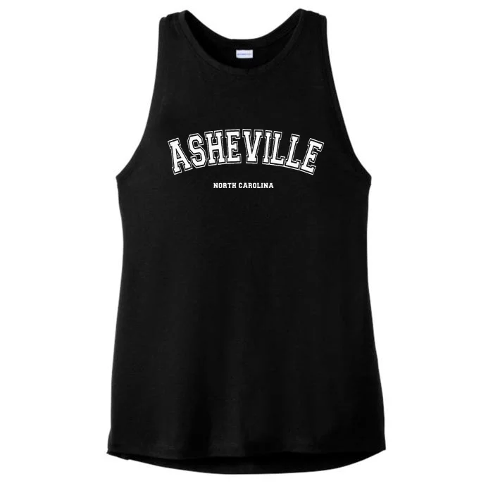 Asheville North Carolina Ladies Tri-Blend Wicking Tank