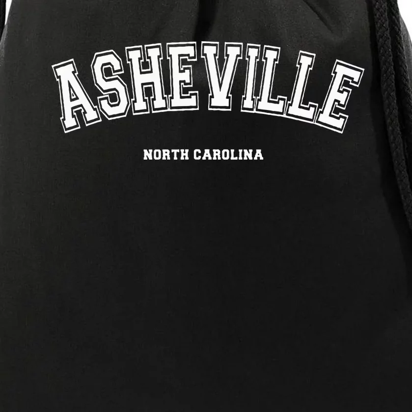 Asheville North Carolina Drawstring Bag