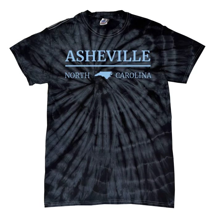 Asheville North Carolina Blue Ridge Mountains Nc Hiking Tie-Dye T-Shirt