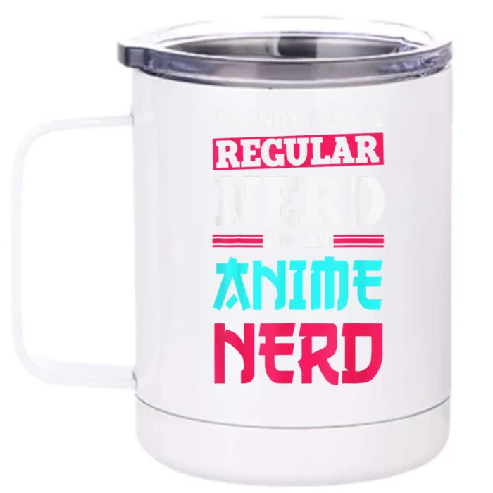 Anime Nerd Clothing Manga Art Cosplay Otaku Gift Anime Front & Back 12oz Stainless Steel Tumbler Cup