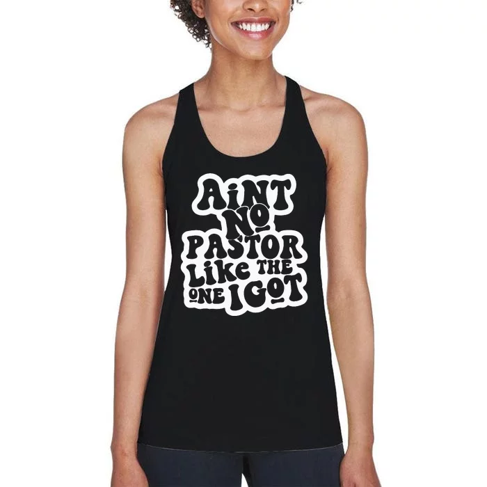 AinT No Church Like The One I Got Christian Bible Verses Women's Racerback Tank