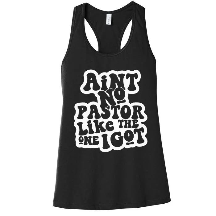 AinT No Church Like The One I Got Christian Bible Verses Women's Racerback Tank