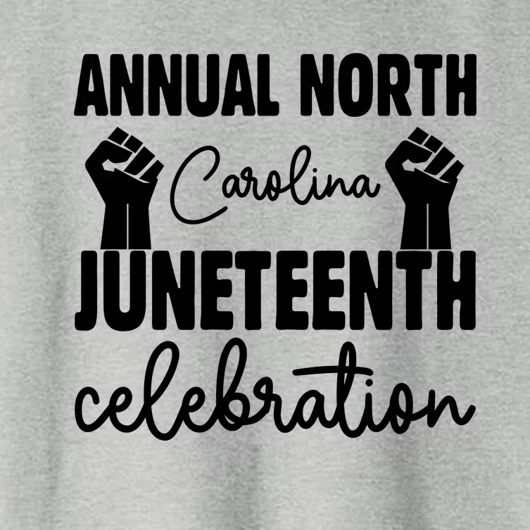 Annual North Carolina Juneteenth Celebration Graphic Women's Crop Top Tee