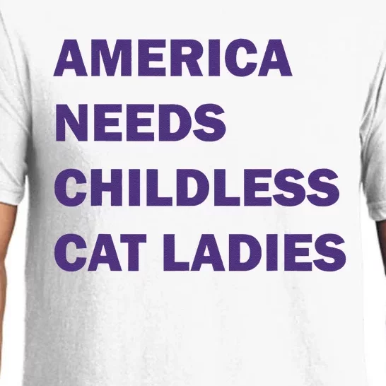 America Needs Childless Cat Ladies Pajama Set