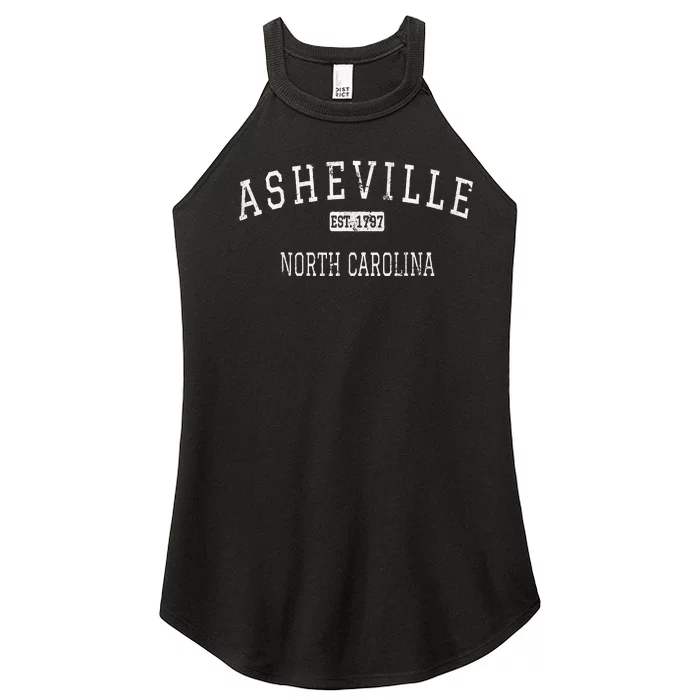 Asheville North Carolina Nc Vintage Women’s Perfect Tri Rocker Tank