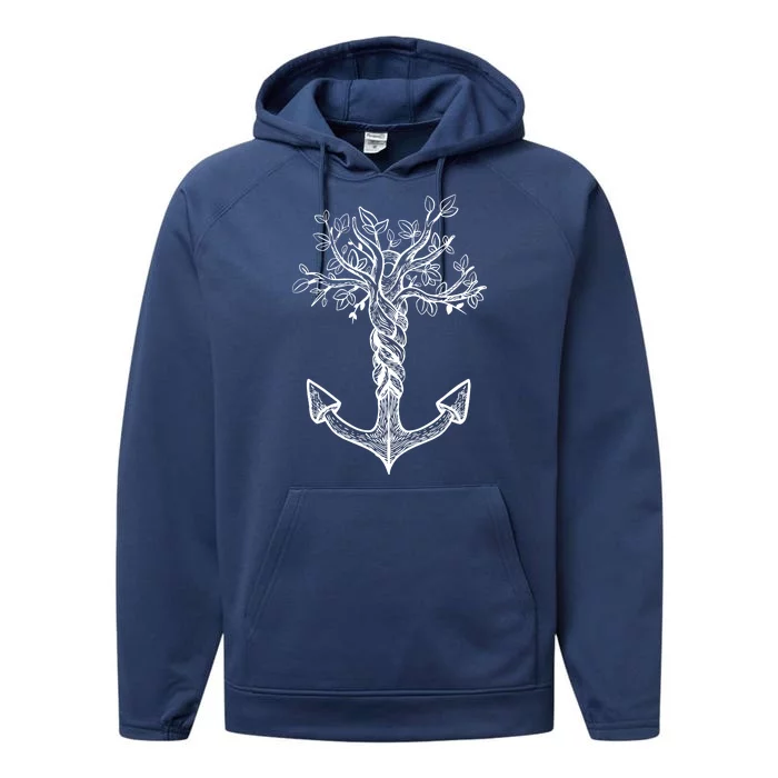 Anchor Tree Performance Fleece Hoodie