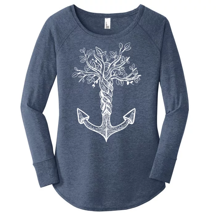 Anchor Tree Women's Perfect Tri Tunic Long Sleeve Shirt