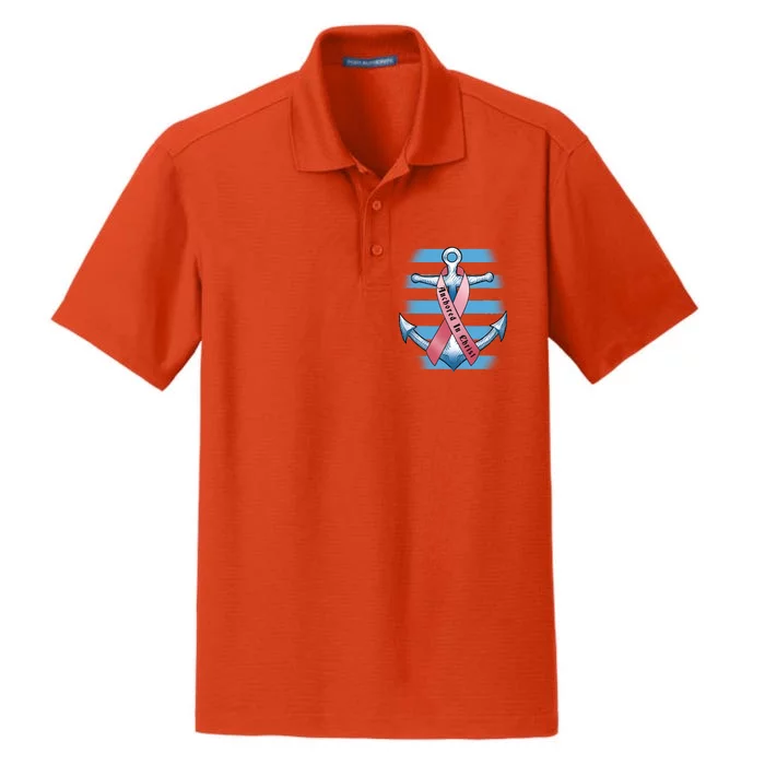 Anchored In Christ Dry Zone Grid Performance Polo