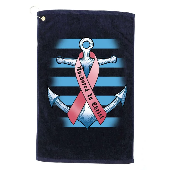 Anchored In Christ Platinum Collection Golf Towel