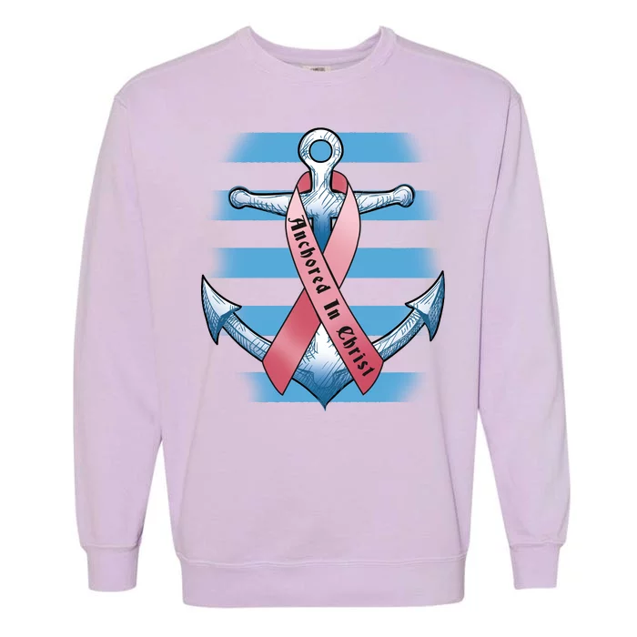 Anchored In Christ Garment-Dyed Sweatshirt