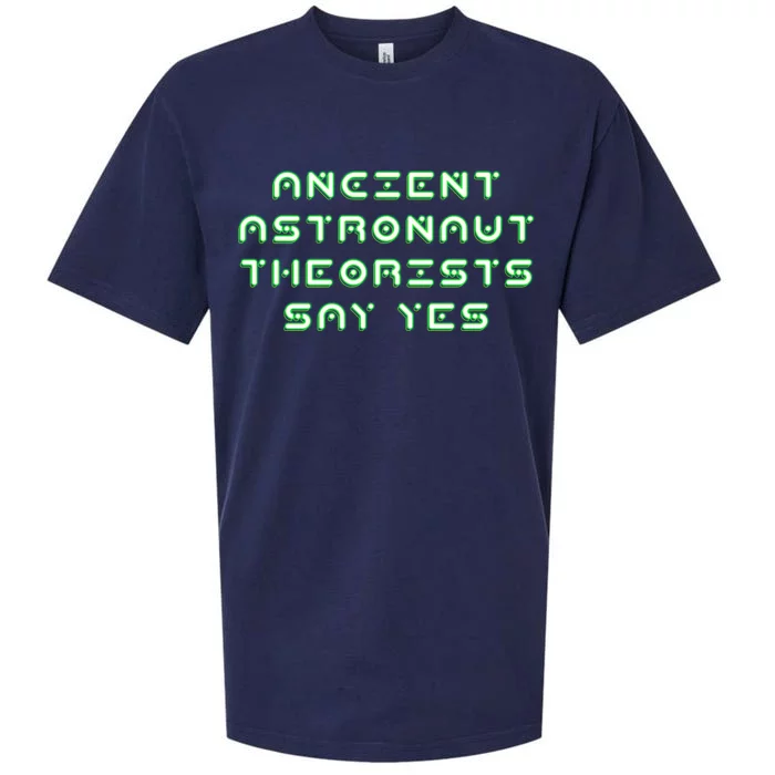 Ancient Astronaut Theorists Says Yes Sueded Cloud Jersey T-Shirt