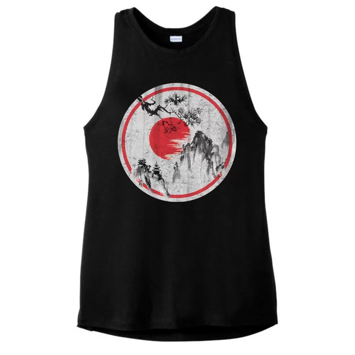 Ancient Mountain Ladies Tri-Blend Wicking Tank