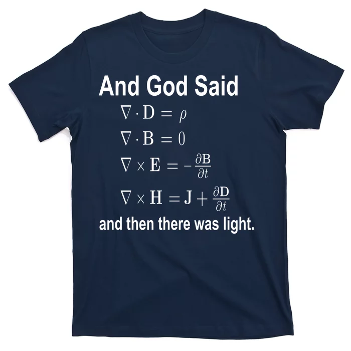 And God Said Formula T-Shirt