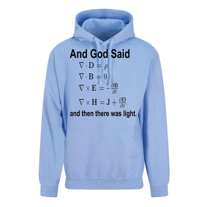 And God Said Formula Unisex Surf Hoodie