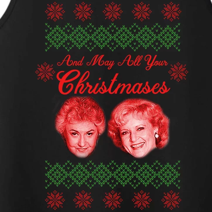 And May All Your Christmases Ugly Christmas Performance Tank