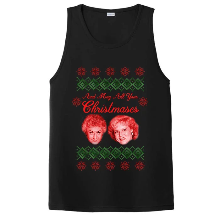 And May All Your Christmases Ugly Christmas Performance Tank