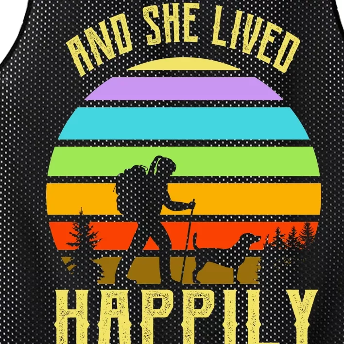 And She Lived Happily Ever After Hiking Mesh Reversible Basketball Jersey Tank