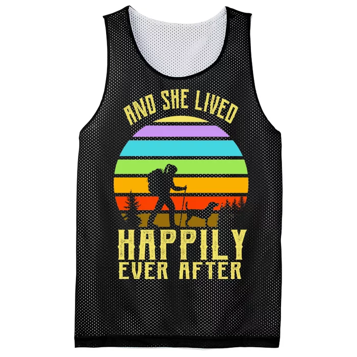 And She Lived Happily Ever After Hiking Mesh Reversible Basketball Jersey Tank