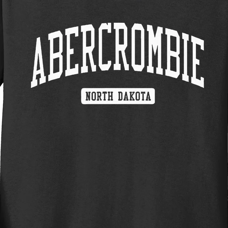 Abercrombie North Dakota ND College University Sports Kids Long Sleeve Shirt