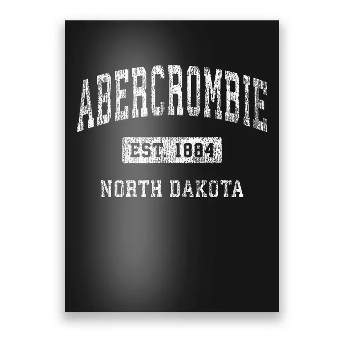 Abercrombie North Dakota Nd Poster