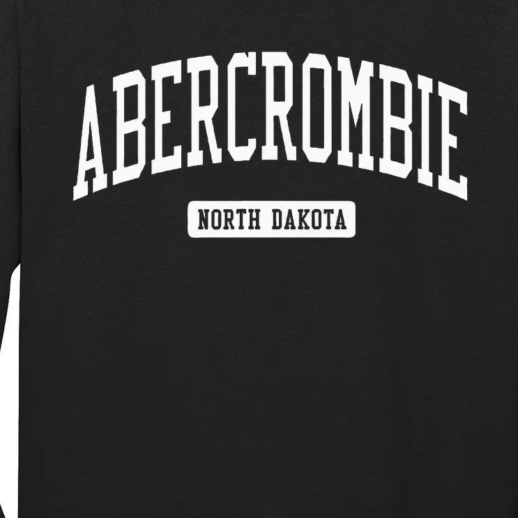 Abercrombie North Dakota ND College University Sports Long Sleeve Shirt