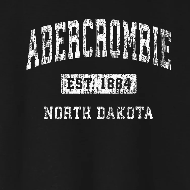 Abercrombie North Dakota Nd Women's Crop Top Tee