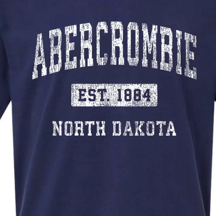 Abercrombie North Dakota Nd Sueded Cloud Jersey T-Shirt