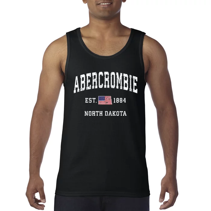 Abercrombie North Dakota Nd Vintage Tank Top