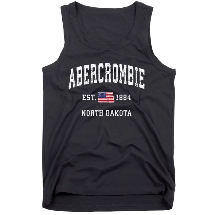 Abercrombie North Dakota Nd Vintage Tank Top