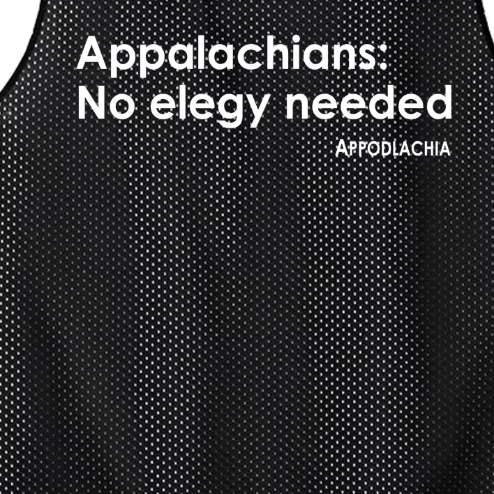 Appalachians No Elegy Needed Appodlachia Mesh Reversible Basketball Jersey Tank