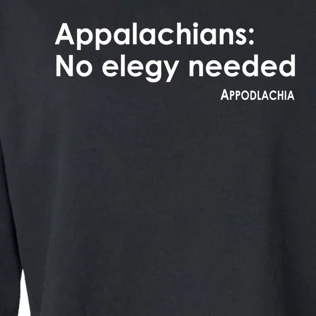 Appalachians No Elegy Needed Appodlachia Cropped Pullover Crew