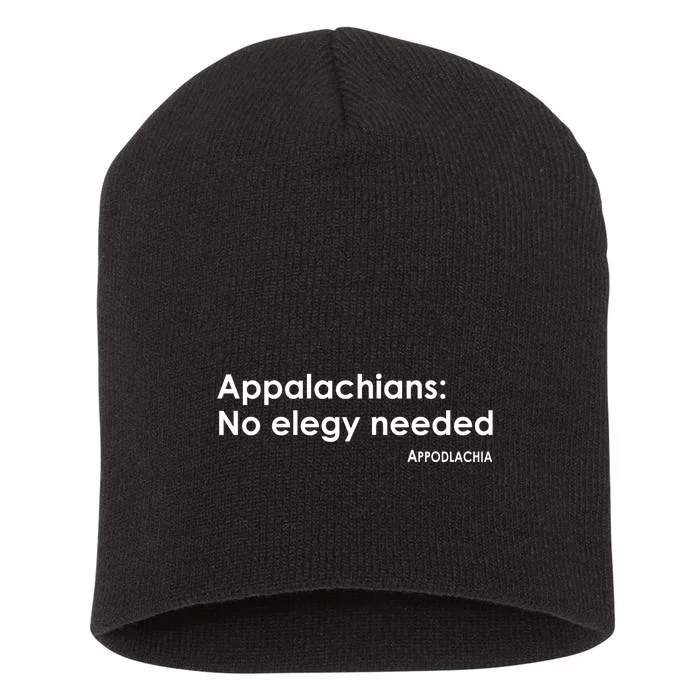 Appalachians No Elegy Needed Appodlachia Short Acrylic Beanie