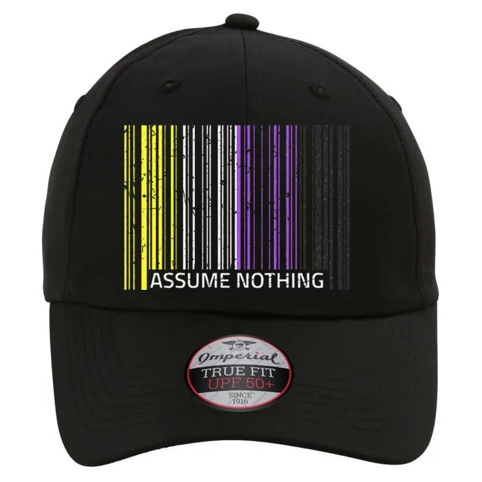 Assume Nothing Flag Genderqueer Lgbtqia Pride The Original Performance Cap