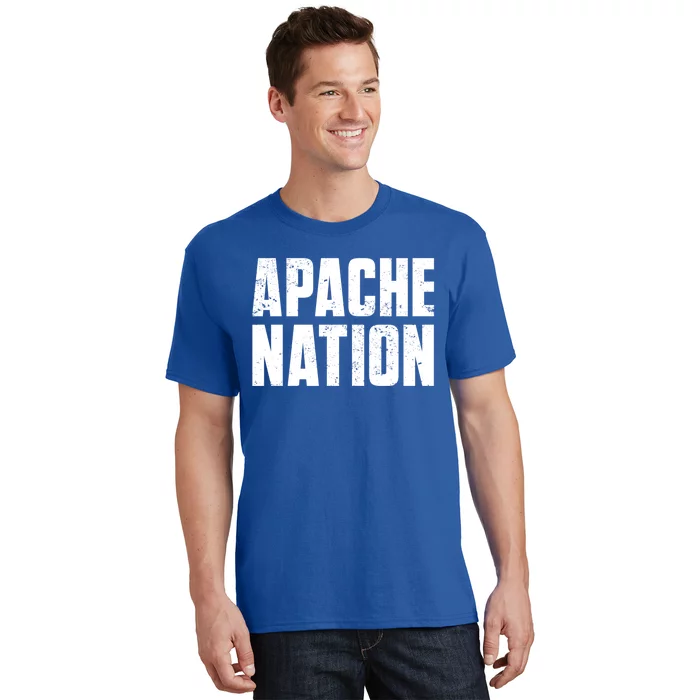 Apache Nation For Proud Native American From Apache Tribe Funny Gift T-Shirt