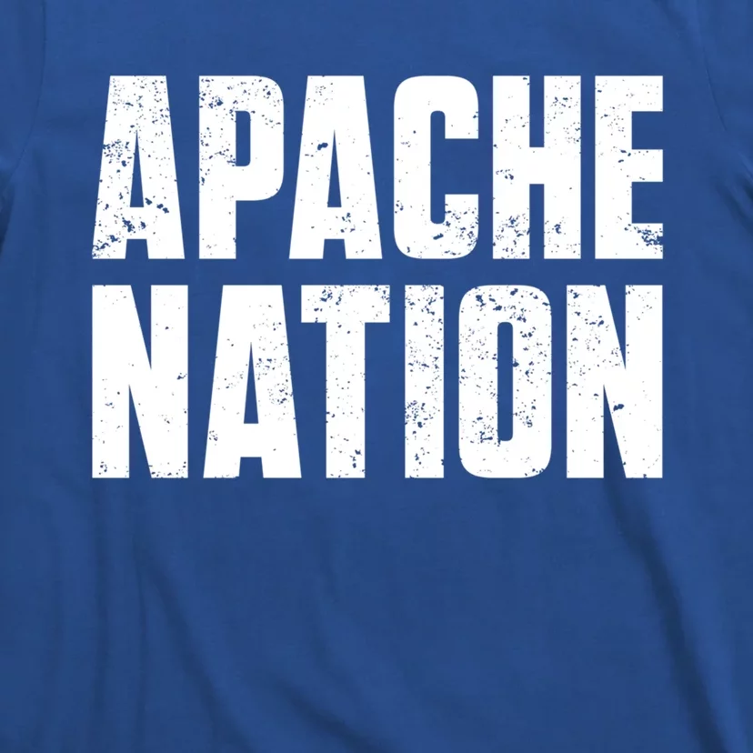 Apache Nation For Proud Native American From Apache Tribe Funny Gift T-Shirt