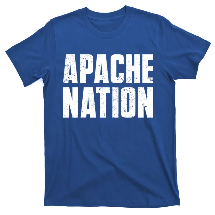 Apache Nation For Proud Native American From Apache Tribe Funny Gift T-Shirt