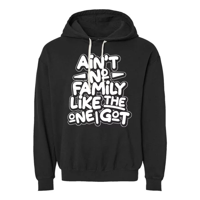 Ain't No Family Like The One I Got Garment-Dyed Fleece Hoodie